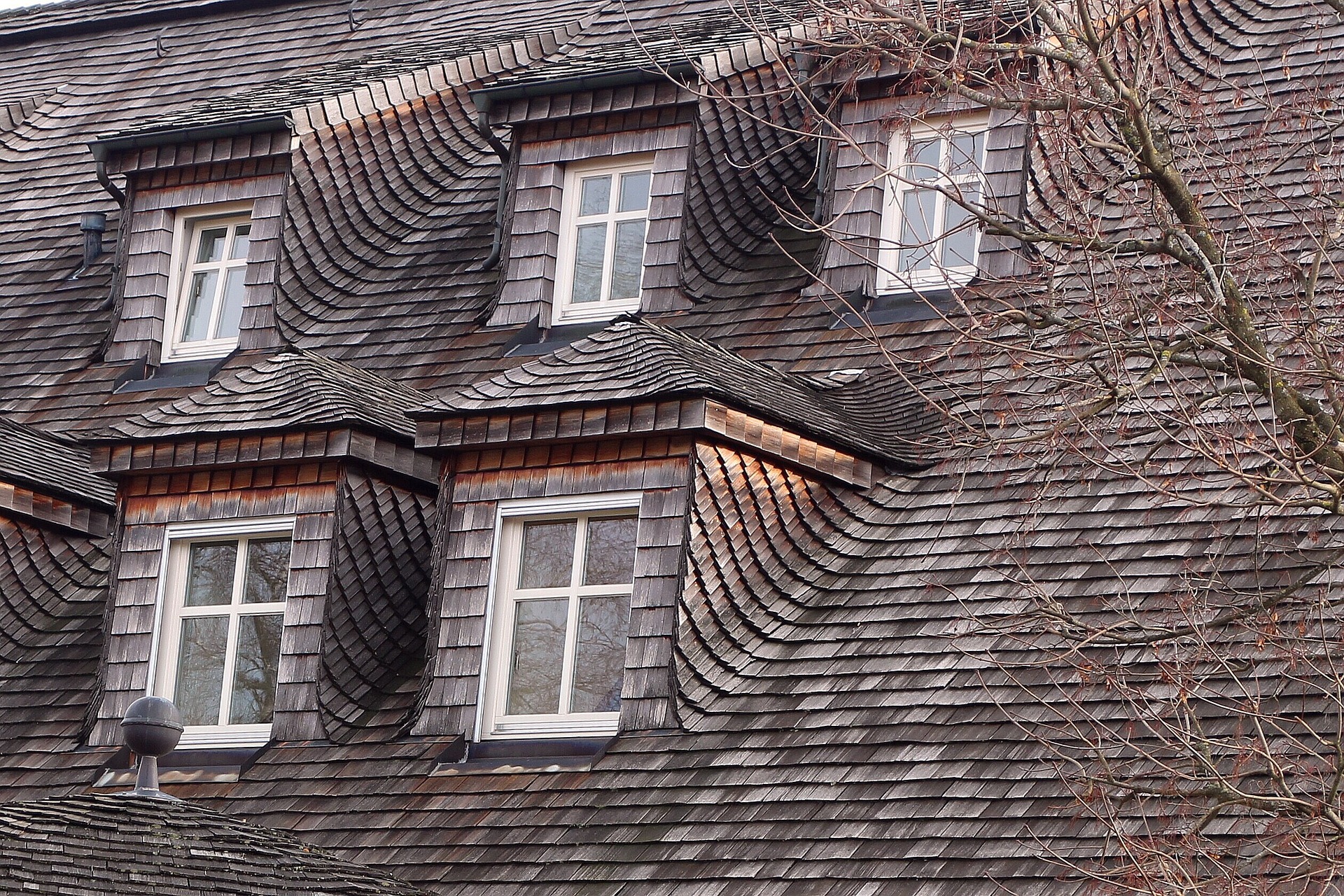 shingle on a roof