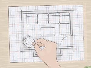 how to draw a door on a floor plan