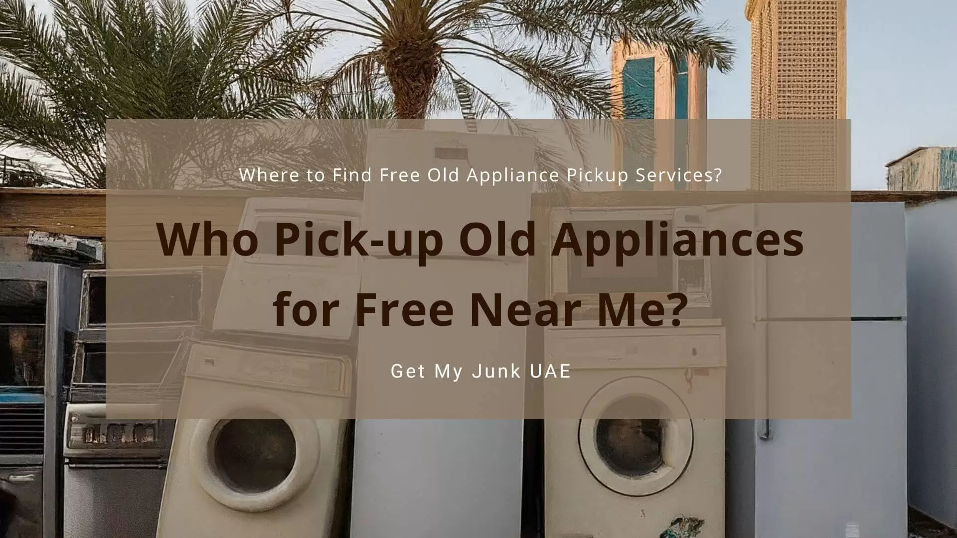 Old Appliances